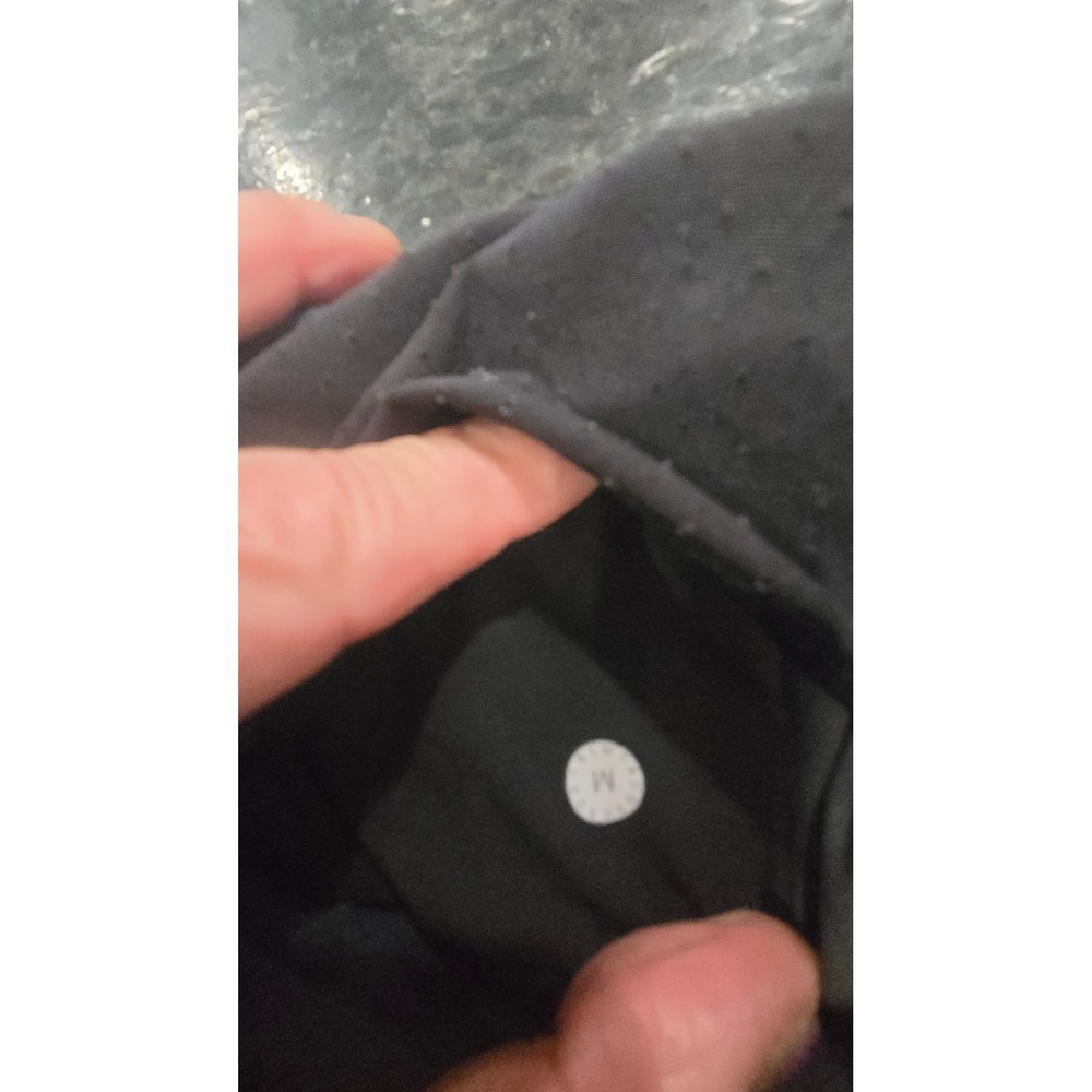 Athletic Shorts Men's Medium Blue Black Color Block Zip Pockets Athletic - Picture 4 of 7